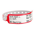 Vinyl Extra Wide Write-On Wristband